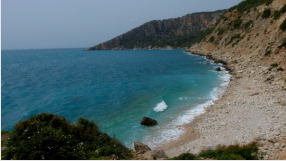 Den Strand bei Gavurağılı hat man für sich alleine