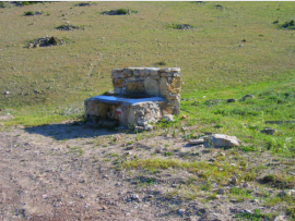 Brunnen am Abstieg nach Hisarandır