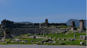 Unbedingt sehenswert: die antike Sttte Xanthos liegt direkt am lykischen Pfad