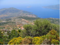 Ausblick auf dem Weg von Kalkan zum Pass vor Bezirgan