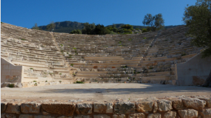 Das Amphitheater von Antiphellos nahe Kaş