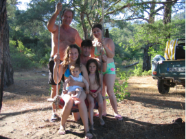 Levent und seine Familie beim Picknick - eine sehr nette Begegnung!