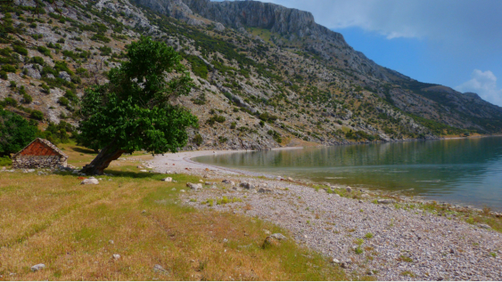 Die (nicht ganz leichte) Etappe am See entlang ist definitv ein Highlight