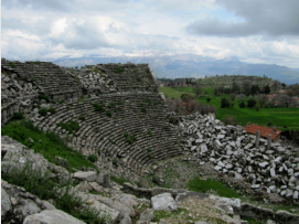 Das römische Amphitheater in Selge ist recht gut erhalten.