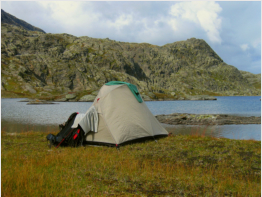 Ich setze meine Wanderung im norwegischen Saltfjellet fort